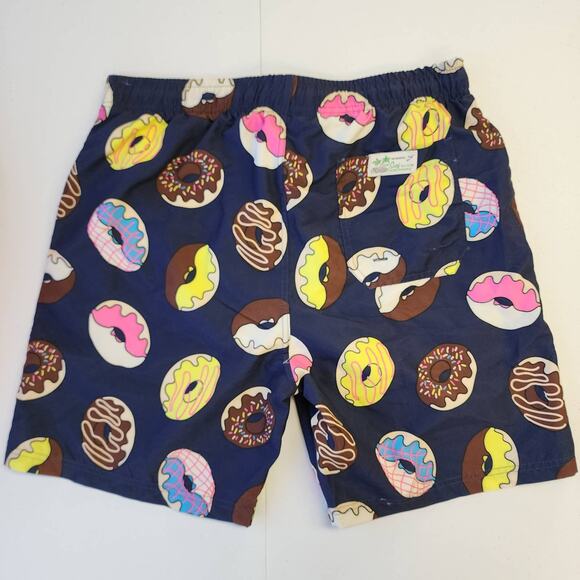 U.S. Surf Club Donuts Swim Trunks Dark Blue Men's Size Large NWT - Picture 4 of 5
